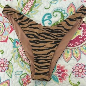 Aerie Tiger Print Bikini Bottom